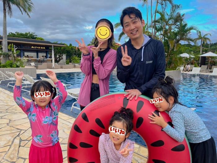 【写真・画像】 ノンスタ石田、最高だった家族旅行での集合ショットを公開「梅雨真っ只中で最悪の天気！と思われてたんですが」 　1枚目