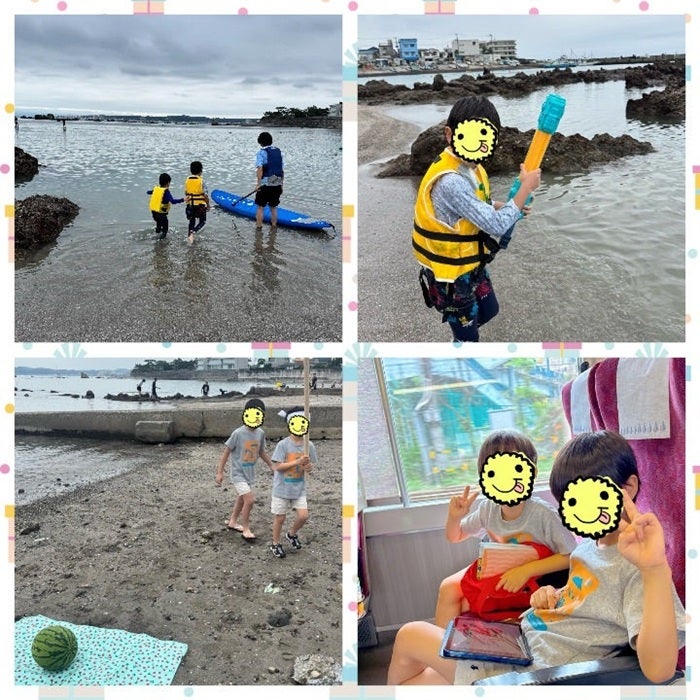 【写真・画像】 小倉優子、息子たちと夏休みを満喫「自然の中で遊べて、大満足な一日でした」 1枚目