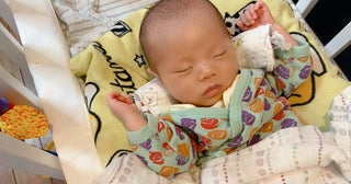 エハラマサヒロの妻、次男の1か月健診で指摘されたこと「臍ヘルニアの可能性がある」