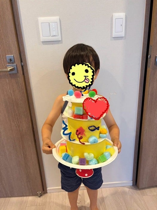 【写真・画像】 小倉優子、三男の誕生日に用意したオリジナル“ケーキ”「涙が止まらなくなってしまいました」 　1枚目