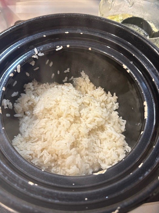 【写真・画像】 パンサー尾形の妻、普段食べているものと違う銘柄の米を炊いた結果「貴重なお米にショックを隠せません」 　1枚目