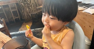 あいのり・桃、沖縄旅行中にトラウマで大泣きした長男「克服したから、もういけると思ったのに」