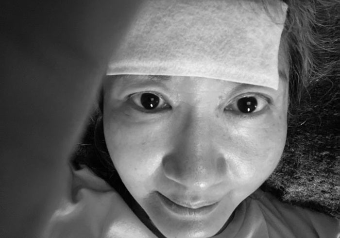 【写真・画像】 古村比呂、いまだ続いている帯状疱疹の現状を報告「なかなかシブトイ」 　1枚目