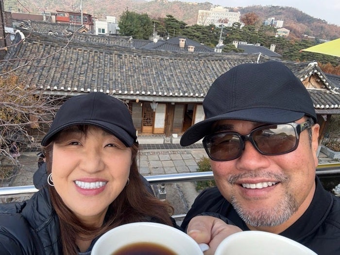 【写真・画像】 北斗晶、夫・佐々木健介と韓国を満喫「ピースしかできないおじちゃんだけど…可愛いでしょう」 1枚目