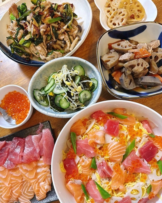 【写真・画像】 西野未姫、娘の初節句に作った料理もの「久しぶりに料理頑張りました」 　1枚目
