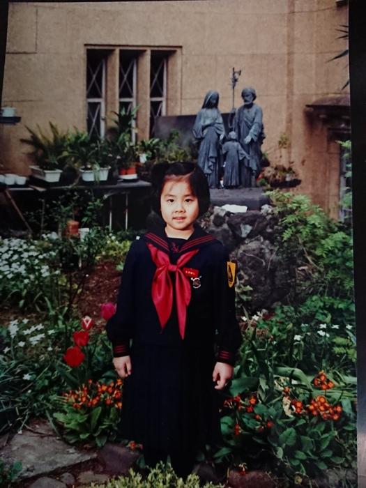 【写真・画像】 高橋英樹、娘・真麻が小学2年生の頃の写真を公開「可愛い」「セーラー服なんですね」の声 　1枚目