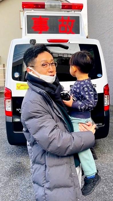 【写真・画像】 片岡孝太郎、当て逃げされて無惨な姿になっていた愛車「怖い」「怪我がなくて良かった」の声 　1枚目