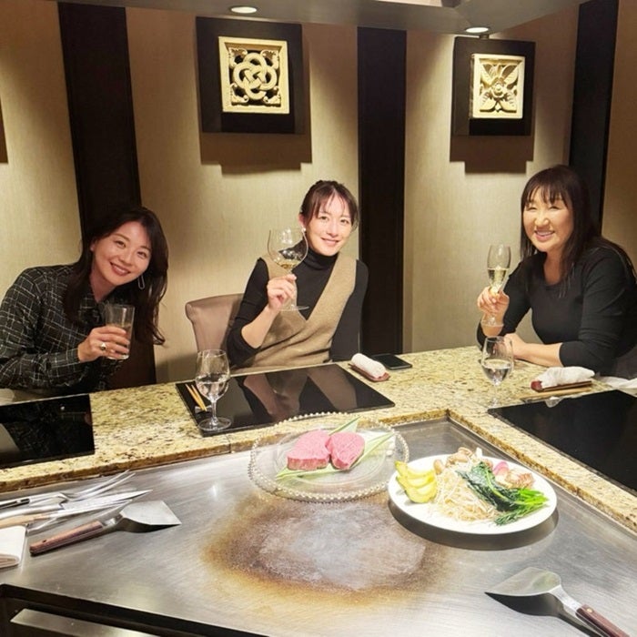 【写真・画像】 北斗晶、ニューヨークから帰国している人物と堪能した料理「とっても楽しい時間を過ごさせてもらい」 　1枚目