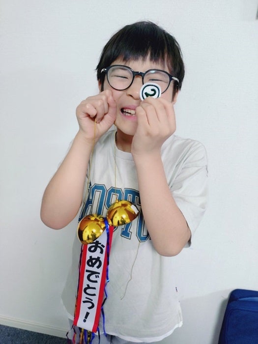 【写真・画像】 山田花子、習い事に通う次男の進級テストの結果「すごい」「頑張ってますね」の声 　1枚目