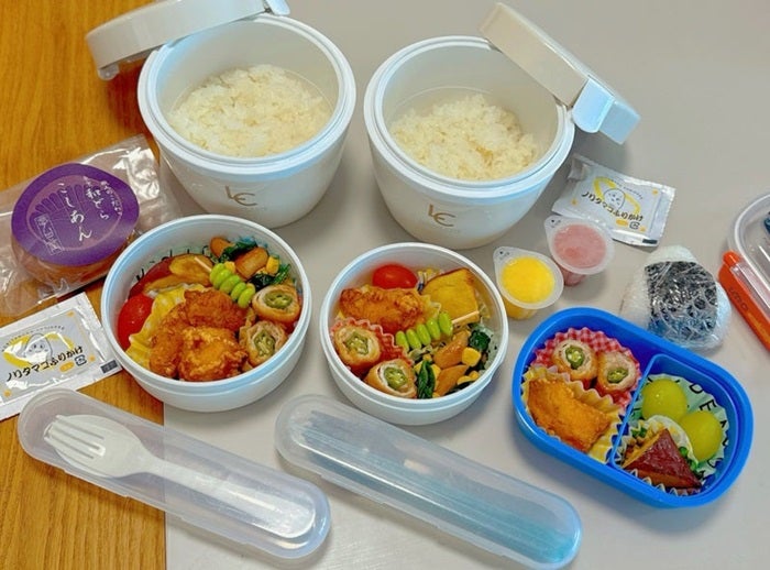 【写真・画像】 小倉優子、久しぶりに3人分作った息子達の弁当を公開「美味しそう」「愛情たっぷり」の声 　1枚目
