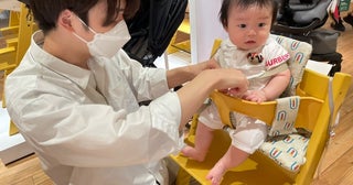 あいのり・桃、離乳食用の椅子を購入しに伊勢丹へ「テンション上がる」