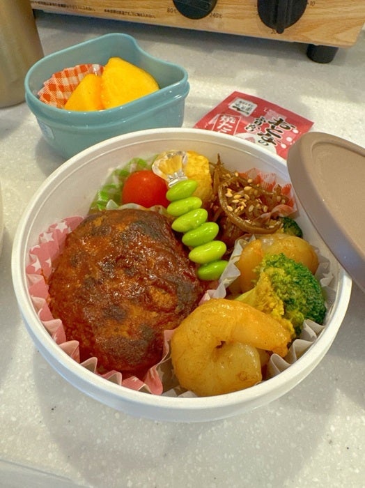 【写真・画像】 小倉優子、ハンバーグが入った手作り弁当を公開「美味しそう」「色彩も綺麗」の声 　1枚目