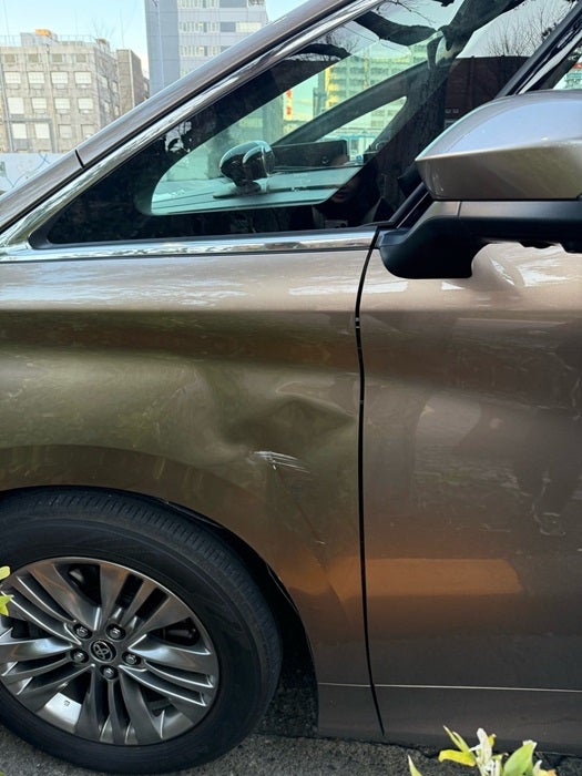 【写真・画像】 はあちゅう氏、元夫・しみけんがショックを受けていた車の状態「修理に出すとのこと」 　1枚目