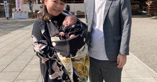 やしろ優、お宮参りでの家族ショットを公開「おめでとう」「カワイイ」の声