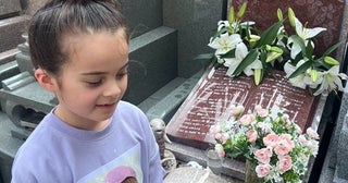 キャシー中島、亡き長女の墓参りに訪れたことを報告「2人で七奈美のところに来ました」
