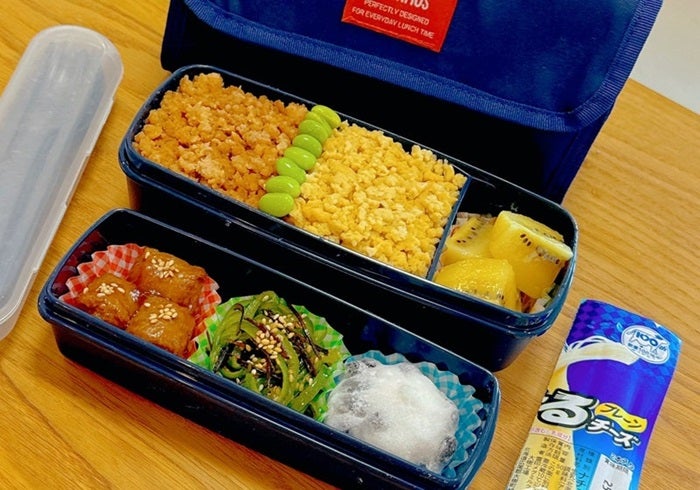 【写真・画像】 小倉優子、食事時間が少ない息子への手作り弁当「急いで食べられそうなメニューに」 　1枚目