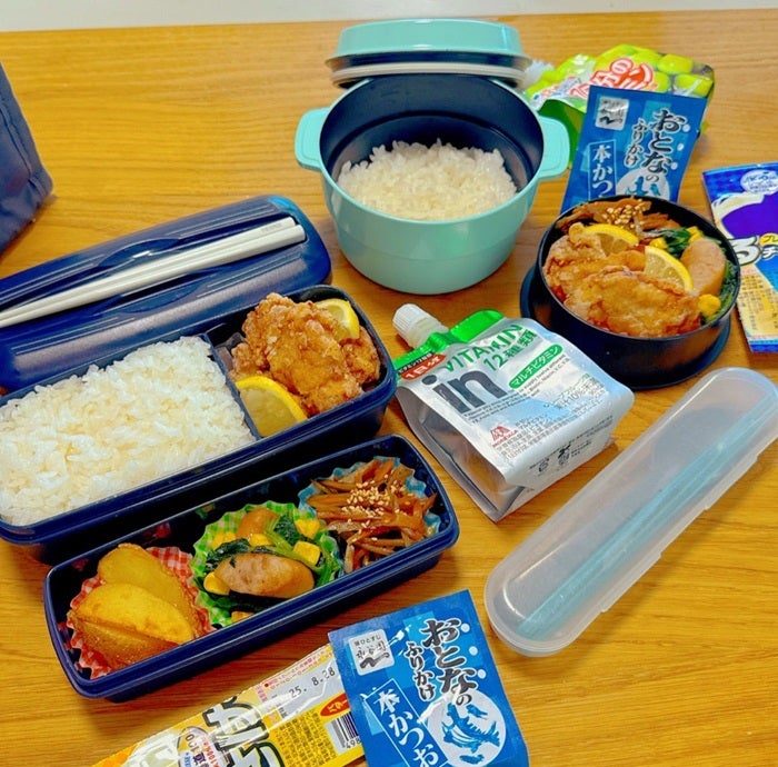 【写真・画像】 小倉優子、子ども達に作った弁当を公開「2個になりました」 　1枚目