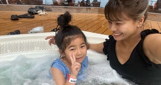 あいのり・クロ、クルーズ船のジャグジーを満喫した自身の水着姿「入れるの魅力すぎますよね」