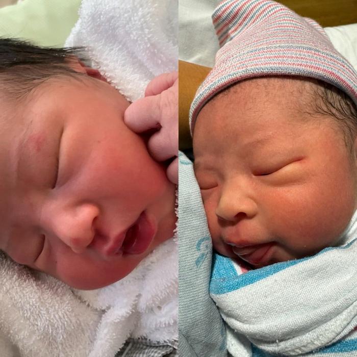 【写真・画像】 栗原ジャスティーン、出産した第2子と長女の違いを明かす「入院をして一晩過ごしましたが、、」 　1枚目