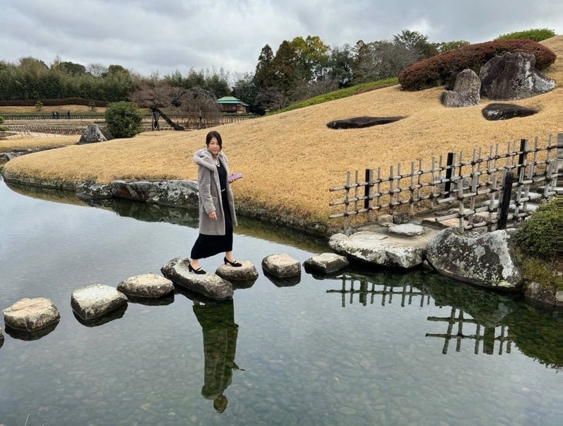 【写真・画像】 堀ちえみの夫、岡山を訪れはしゃぐ妻の様子を公開「よそ見して落ちないように」 　1枚目