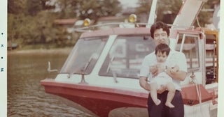 川田裕美アナ、息子にそっくりな昔の写真を公開「男の子に間違えられただろうな」
