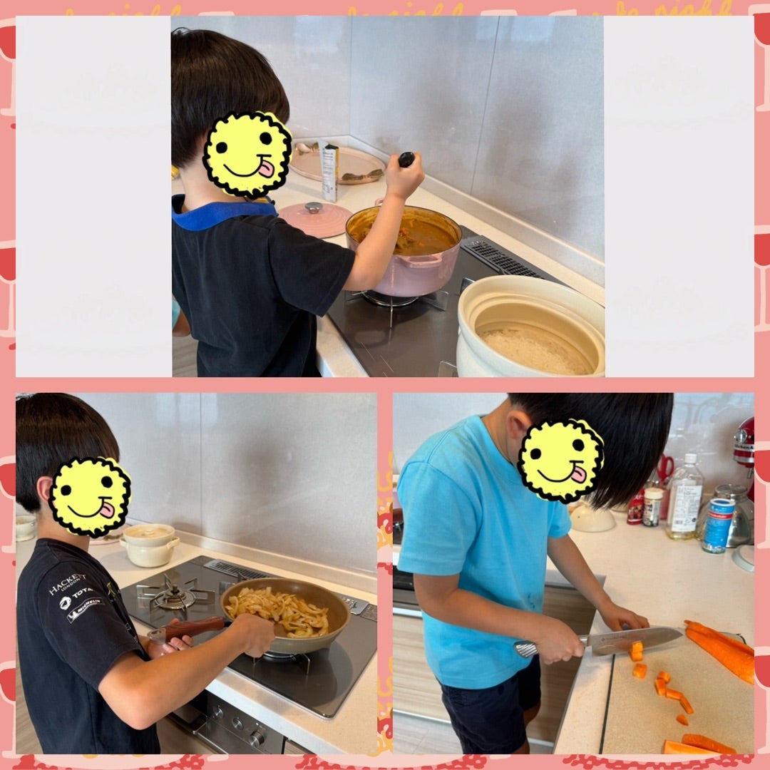 【写真・画像】 小倉優子、子ども達と一緒に作った料理「美味しさ倍増です」 　1枚目