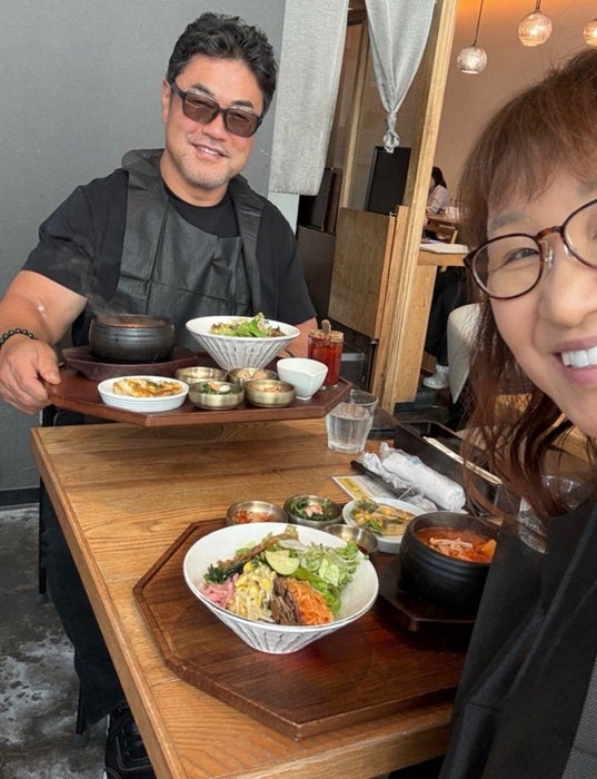 【写真・画像】 北斗晶、夫・佐々木健介と韓国料理ランチ「高速は大渋滞でした」 1枚目