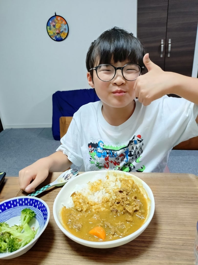 【写真・画像】 山田花子、次男がおかわりして沢山食べた夕食「お野菜抜きをオーダーしたけど」 　1枚目