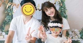 相沢まき、3歳の誕生日を迎えた娘＆夫との家族ショットを公開「おめでとう」「素敵」の声