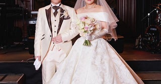沙羅、結婚式の様子を公開「ベールダウンは、さすがに泣きそうになりました」