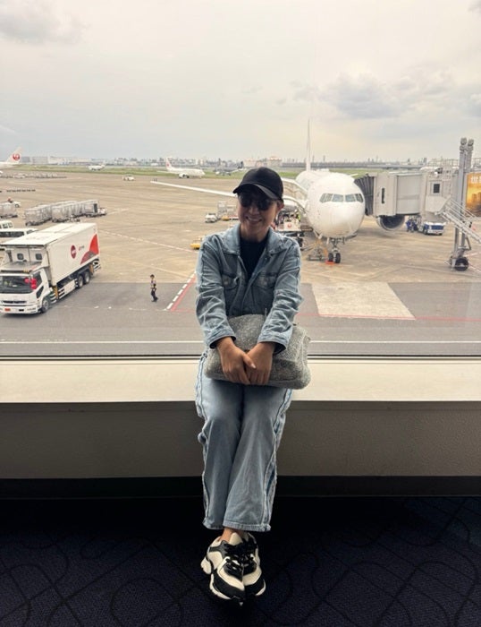 【写真・画像】 北斗晶、鹿児島県に向かう飛行機で流れたアナウンス「引き返す可能性があると」 　1枚目