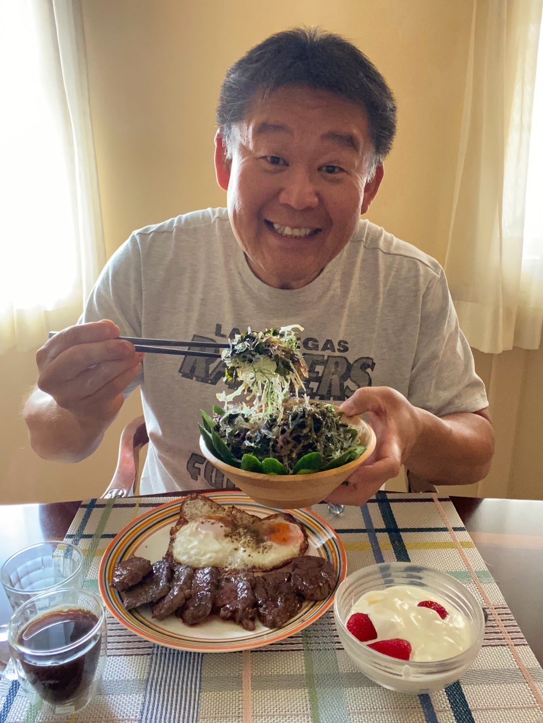 【写真・画像】 花田虎上、作り過ぎた朝食を公開「やっぱり量がスゴイ」「美味しそう」の声 　1枚目