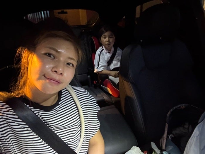 【写真・画像】 あいのり・クロ「ほんとに焦りました」娘との旅行中に車中泊を検討したハプニング「こんなことあるっ？！」 　1枚目