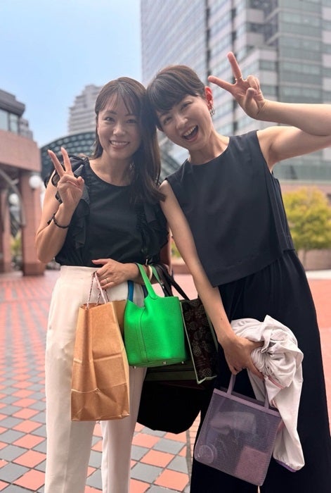 【写真・画像】 本田朋子、買い物中にばったり再会した人物「七夕の日に会えて嬉しいな」 　1枚目