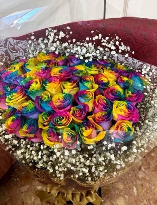 【写真・画像】 北斗晶「本当に素晴らしい選手」後輩の引退試合に駆けつけ贈った花「お花屋さんが苦労して手に入れてくれた」 　1枚目