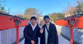渡辺裕太、京都府の神社で遭遇した人物を明かす「すごい偶然」「気の合うお二人」の声