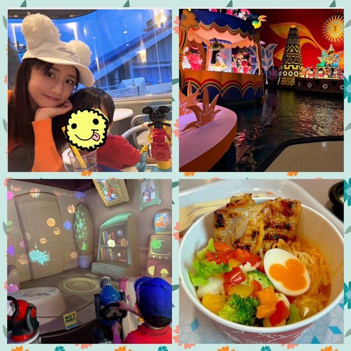 【写真・画像】 小倉優子、三男とともにTDLを満喫「何回も乗れちゃいました！」 　1枚目