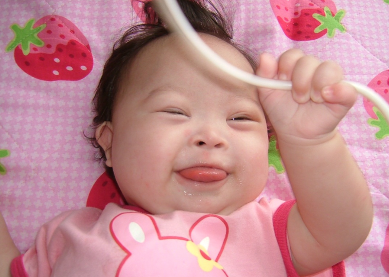 【画像】生後6か月の時の菜桜さん