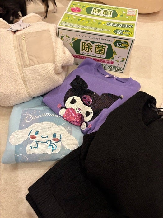 【写真・画像】 上原さくら、初めてしまむらのセールに並び購入品を公開「合計5点で5,000円くらい」 　1枚目