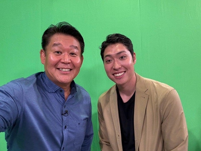 【写真・画像】 花田虎上「ナイスガイでした！」五輪金メダリスト・萩野公介氏との共演を報告 　1枚目